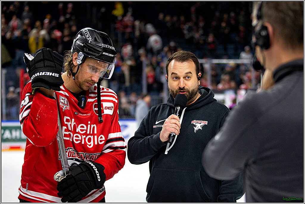 PENNY DEL; Koelner Haie- Loewen Frankfurt; Koeln, 01.12.2022
